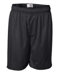 Badger 7207 Men's Pro Mesh 7" Shorts - Black - front