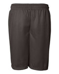 Badger 7207 Men's Pro Mesh 7" Shorts - Brown - back