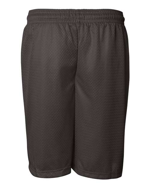Badger 7207 Men's Pro Mesh 7" Shorts - Brown - back