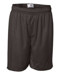 Badger 7207 Men's Pro Mesh 7" Shorts - Brown - front