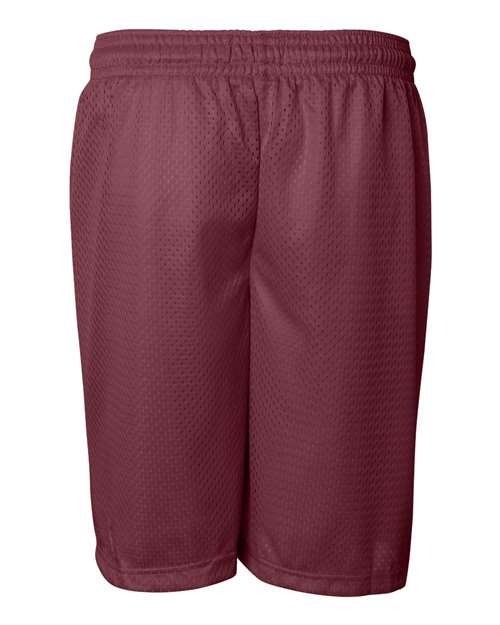 Badger 7207 Men's Pro Mesh 7" Shorts - Cardinal - back