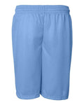 Badger 7207 Men's Pro Mesh 7" Shorts - Columbia Blue  - back