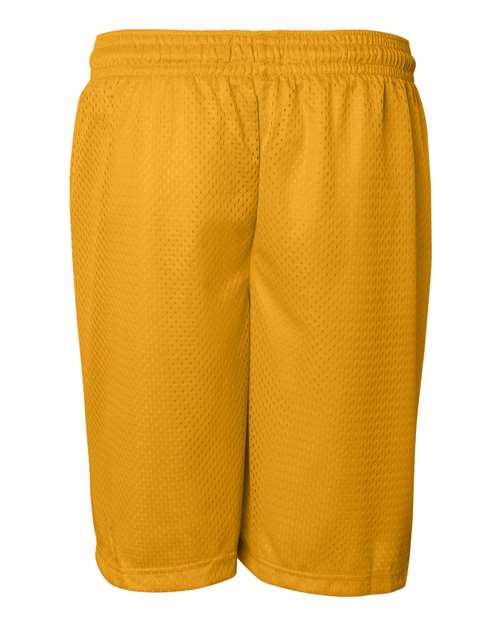 Badger 7207 Men's Pro Mesh 7" Shorts - Gold - back
