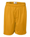 Badger 7207 Men's Pro Mesh 7" Shorts - Gold - front