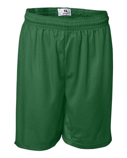 Badger 7207 Men's Pro Mesh 7" Shorts - Kelly - front