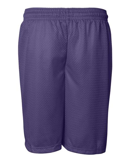 Badger 7207 Men's Pro Mesh 7" Shorts - Purple - back