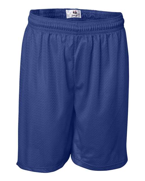 Badger 7207 Men's Pro Mesh 7" Shorts - Royal - front