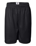Badger 7209 Men's Pro Mesh 9" Shorts - Black - front