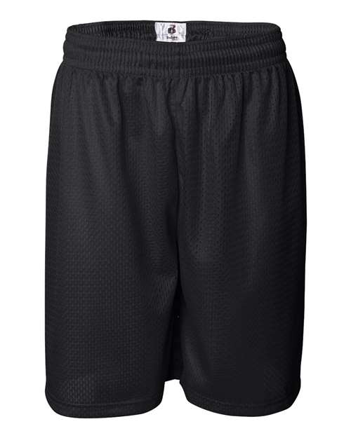 Badger 7209 Men's Pro Mesh 9" Shorts - Black - front