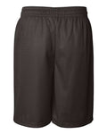 Badger 7209 Men's Pro Mesh 9" Shorts - Brown - back