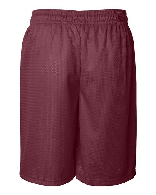 Badger 7209 Men's Pro Mesh 9" Shorts - Cardinal - back