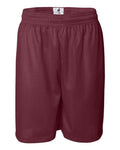 Badger 7209 Men's Pro Mesh 9" Shorts - Cardinal - front