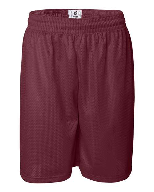 Badger 7209 Men's Pro Mesh 9" Shorts - Cardinal - front