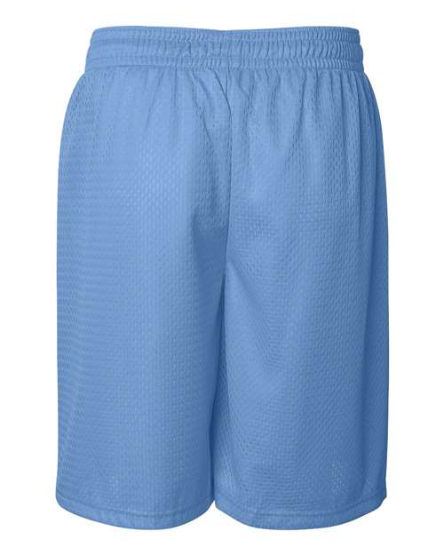 Badger 7209 Men's Pro Mesh 9" Shorts - Columbia Blue  - back