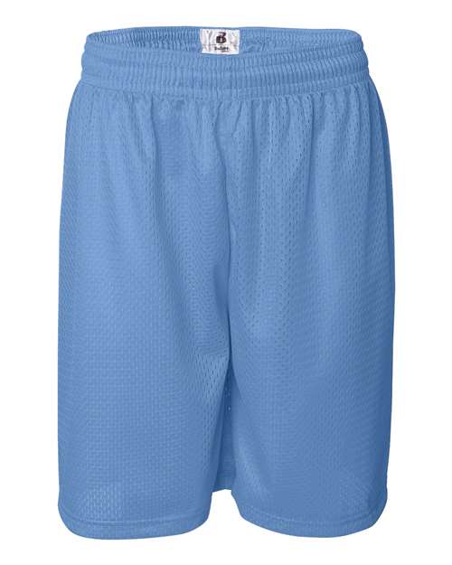 Badger 7209 Men's Pro Mesh 9" Shorts - Columbia Blue  - front