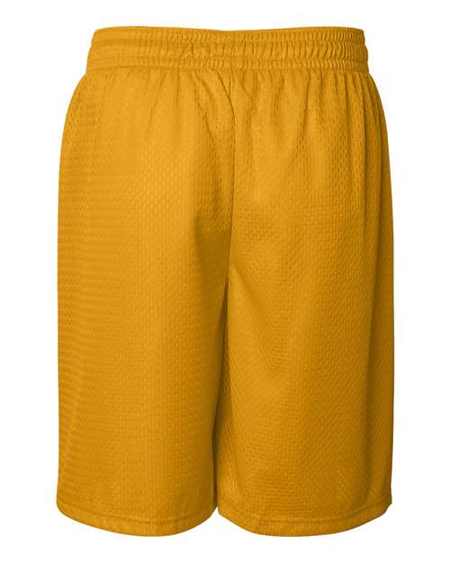 Badger 7209 Men's Pro Mesh 9" Shorts - Gold - back