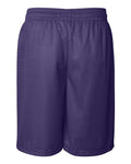 Badger 7209 Men's Pro Mesh 9" Shorts - Purple - back