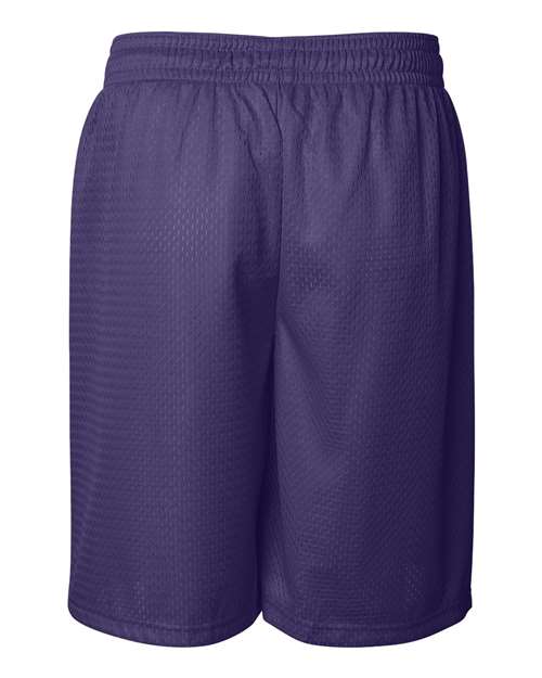 Badger 7209 Men's Pro Mesh 9" Shorts - Purple - back