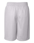 Badger 7209 Men's Pro Mesh 9" Shorts - White - back
