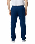 Gildan 18400 Unisex Heavy Blend Open-Bottom Sweatpants - Navy - model back