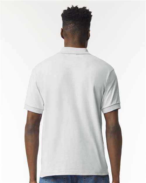 Gildan 8800 DryBlend Jersey Knit Sport Shirt - Ash - model back