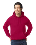 Gildan G185 Heavy Blend Hooded Sweatshirt - Cardinal Red - model front