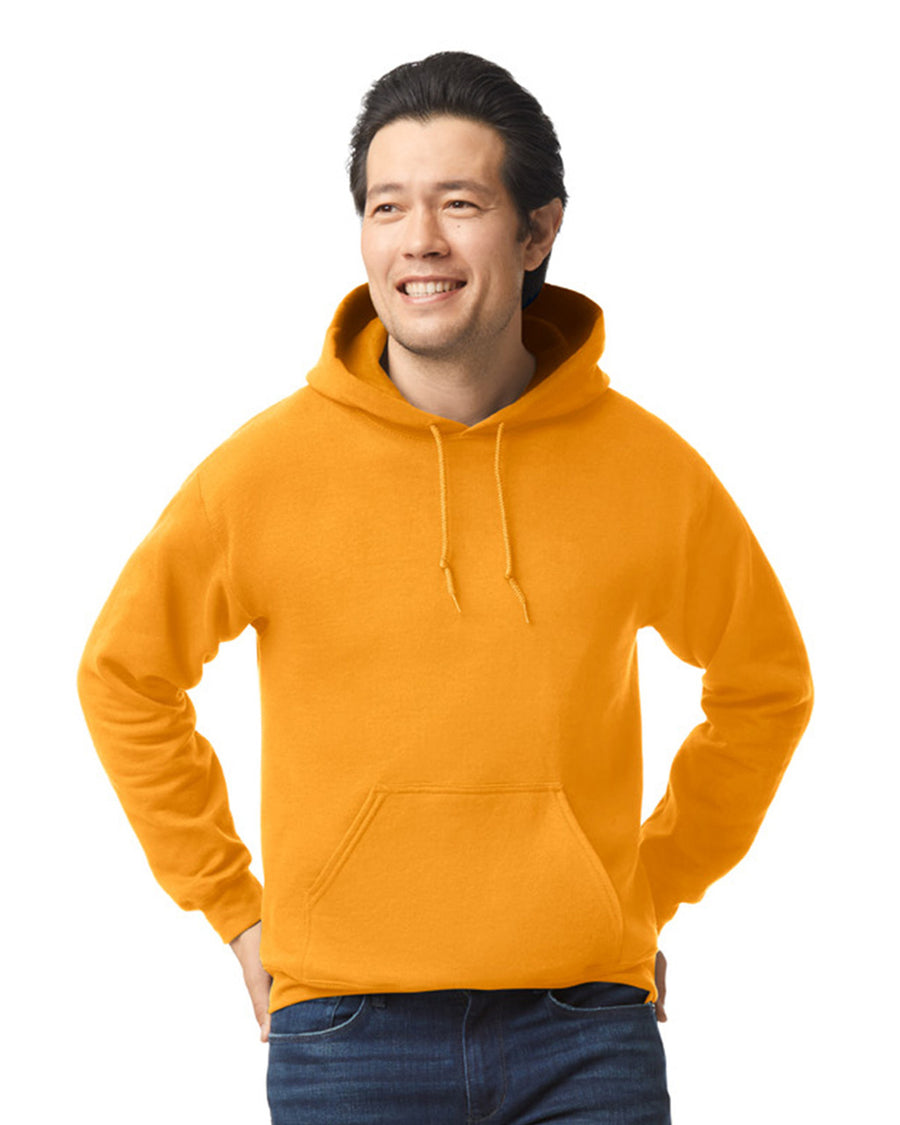 Gildan G185 Heavy Blend Hooded Sweatshirt - Gold - model front