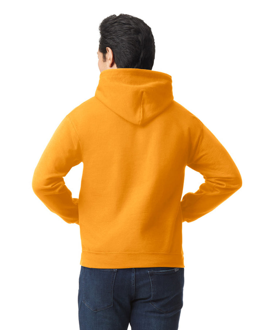 Gildan G185 Heavy Blend Hooded Sweatshirt - Gold - model back