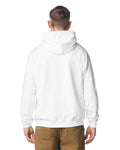 Gildan G185 Heavy Blend Hooded Sweatshirt - White - model back