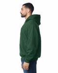 Gildan G185 Heavy Blend Hooded Sweatshirt - Forest - model side