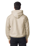 Gildan G185 Heavy Blend Hooded Sweatshirt - Sand - model back