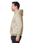 Gildan G185 Heavy Blend Hooded Sweatshirt - Sand - model side