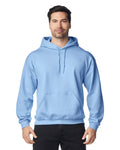 Gildan G185 Heavy Blend Hooded Sweatshirt - Light Blue - model front