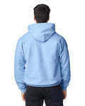 Gildan G185 Heavy Blend Hooded Sweatshirt - Light Blue - model back