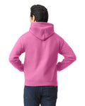Gildan G185 Heavy Blend Hooded Sweatshirt - Azalea - model back
