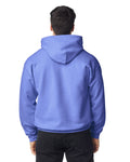 Gildan G185 Heavy Blend Hooded Sweatshirt - Violet - model back