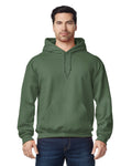 Gildan G185 Heavy Blend Hooded Sweatshirt - Military Green - model front