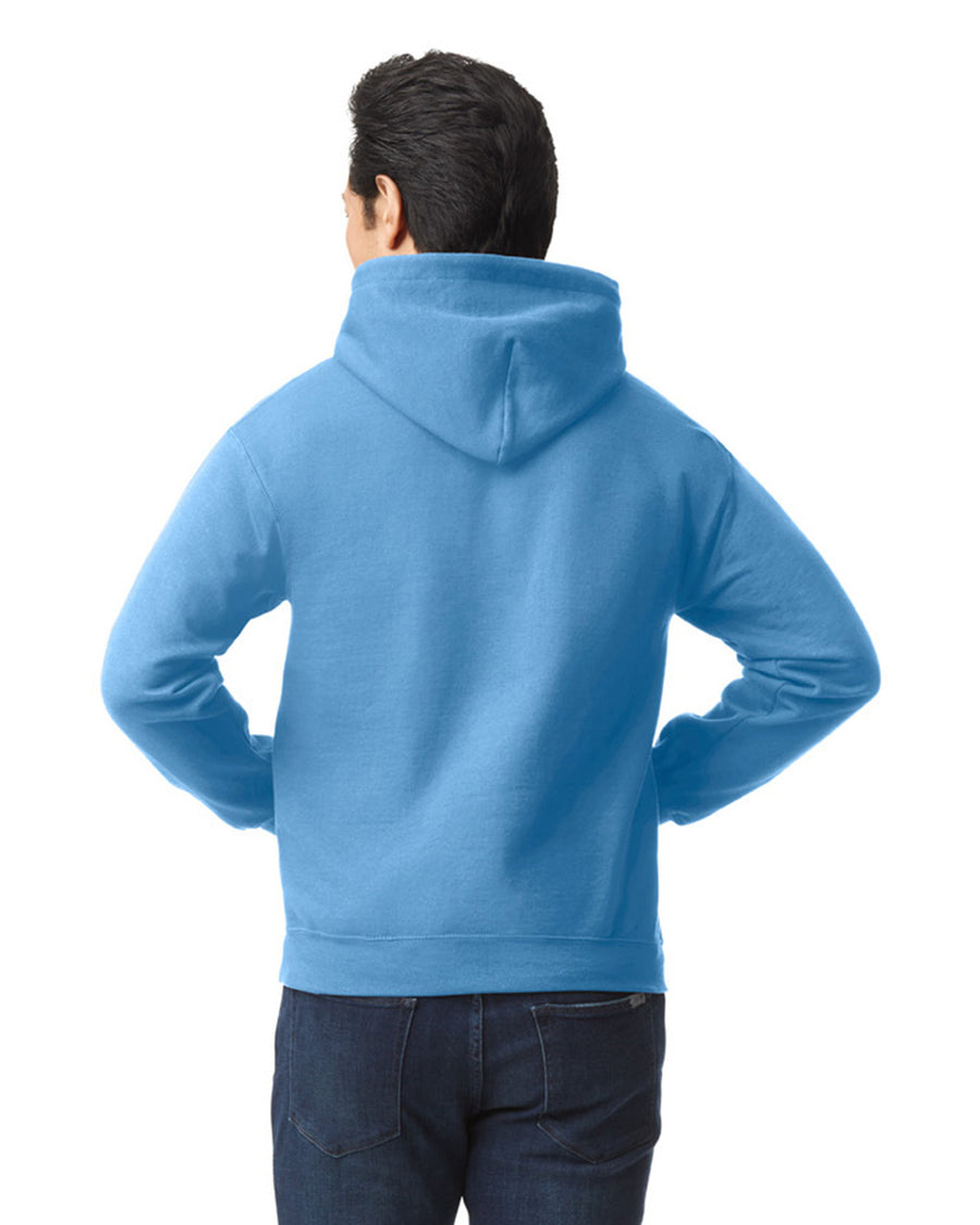 Gildan G185 Heavy Blend Hooded Sweatshirt - Carolina Blue - model back