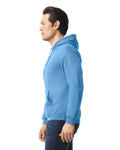 Gildan G185 Heavy Blend Hooded Sweatshirt - Carolina Blue - model side