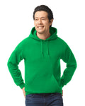 Gildan G185 Heavy Blend Hooded Sweatshirt - Irish Green - model front