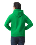 Gildan G185 Heavy Blend Hooded Sweatshirt - Irish Green - model back
