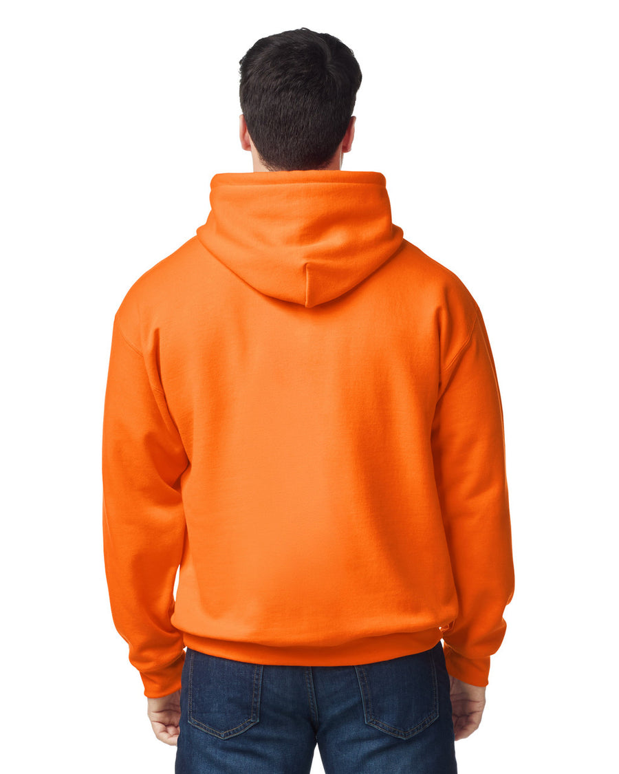 Gildan G185 Heavy Blend Hooded Sweatshirt - Orange - model back