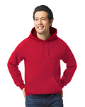 Gildan G185 Heavy Blend Hooded Sweatshirt - Cherry Red - model front