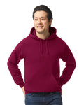 Gildan G185 Heavy Blend Hooded Sweatshirt - Garnet - model front