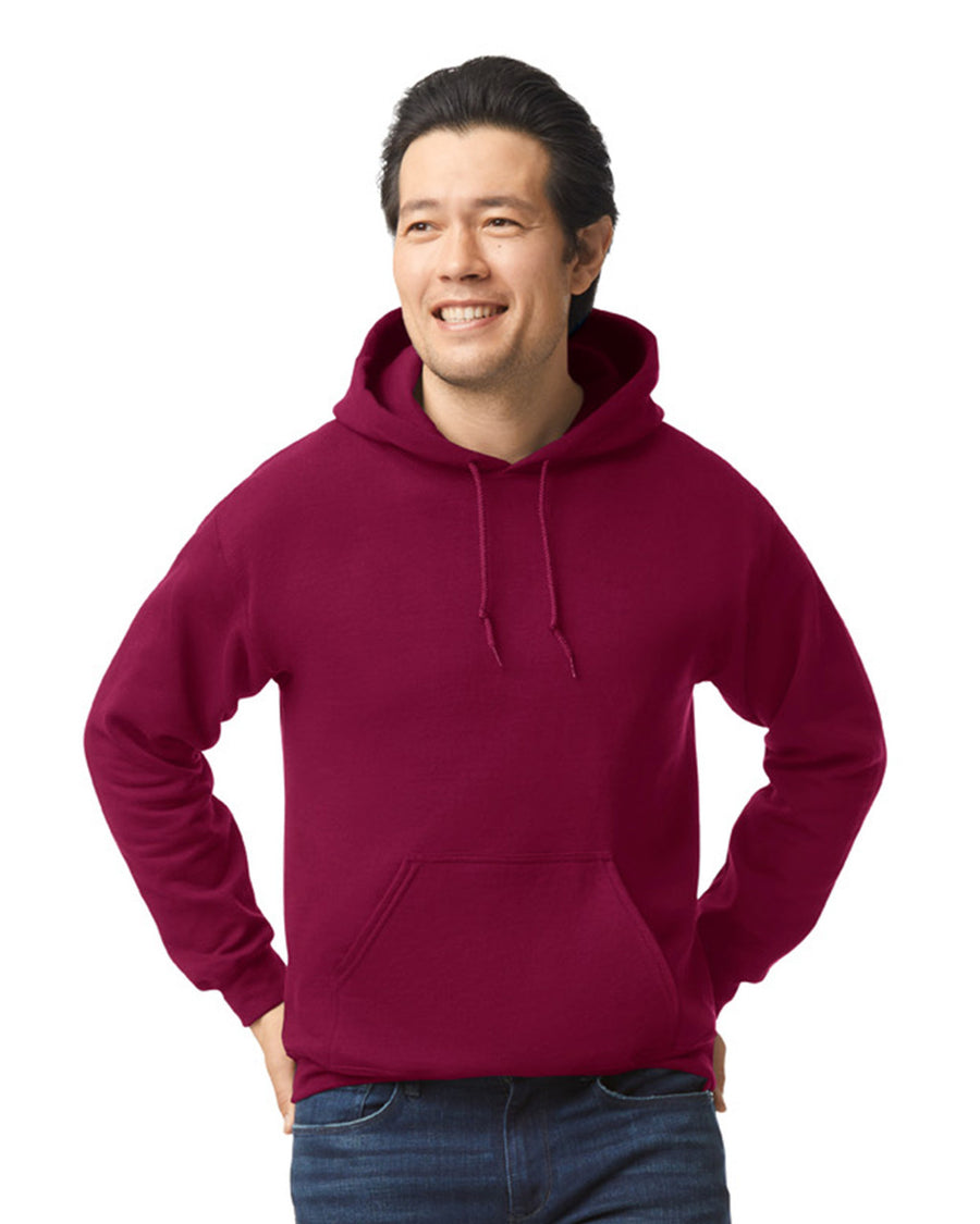Gildan G185 Heavy Blend Hooded Sweatshirt - Garnet - model front