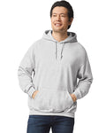 Gildan G185 Heavy Blend Hooded Sweatshirt - Ash - model front