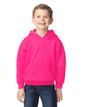 Gildan 18500B Youth Heavy Blend Hooded Sweatshirt - Heliconia - model front