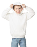Gildan 18500B Youth Heavy Blend Hooded Sweatshirt - White - model front