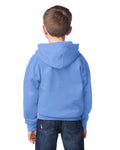 Gildan 18500B Youth Heavy Blend Hooded Sweatshirt - Carolina Blue - model back