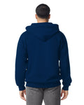 Gildan G186 Heavy Blend Full-Zip Hooded Sweatshirt - Navy - model back